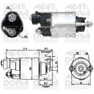 Solenoid Switch, starter